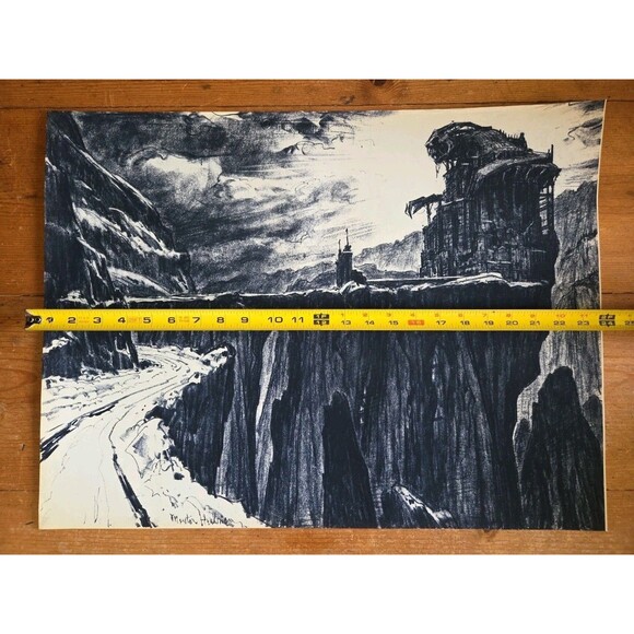 Mentor Huebner Francis Ford Coppola Dracula's Castle Approach Conceptual Art - Picture 3 of 6